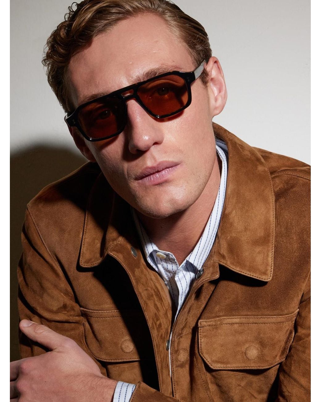 Cutler & Gross Multicolor Gr15 Aviator-Style Acetate Sunglasses for men