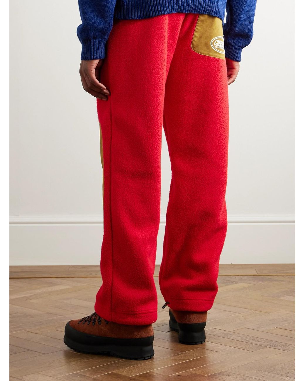 Straight leg fleece pants 2025