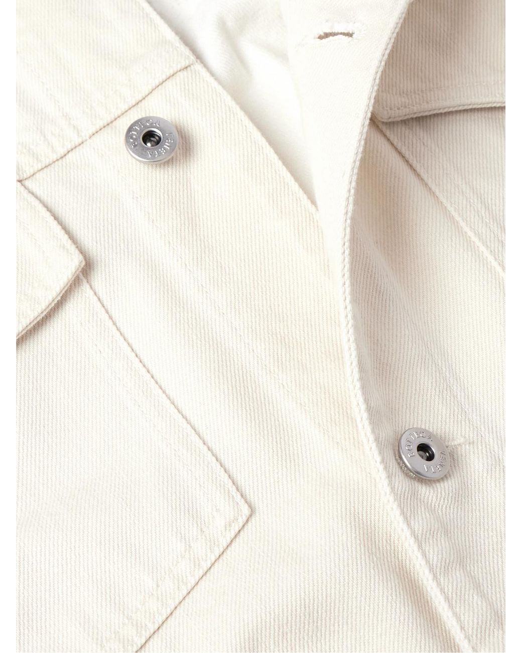 Bottega Veneta Natural Stone-washed Denim Jacket for men