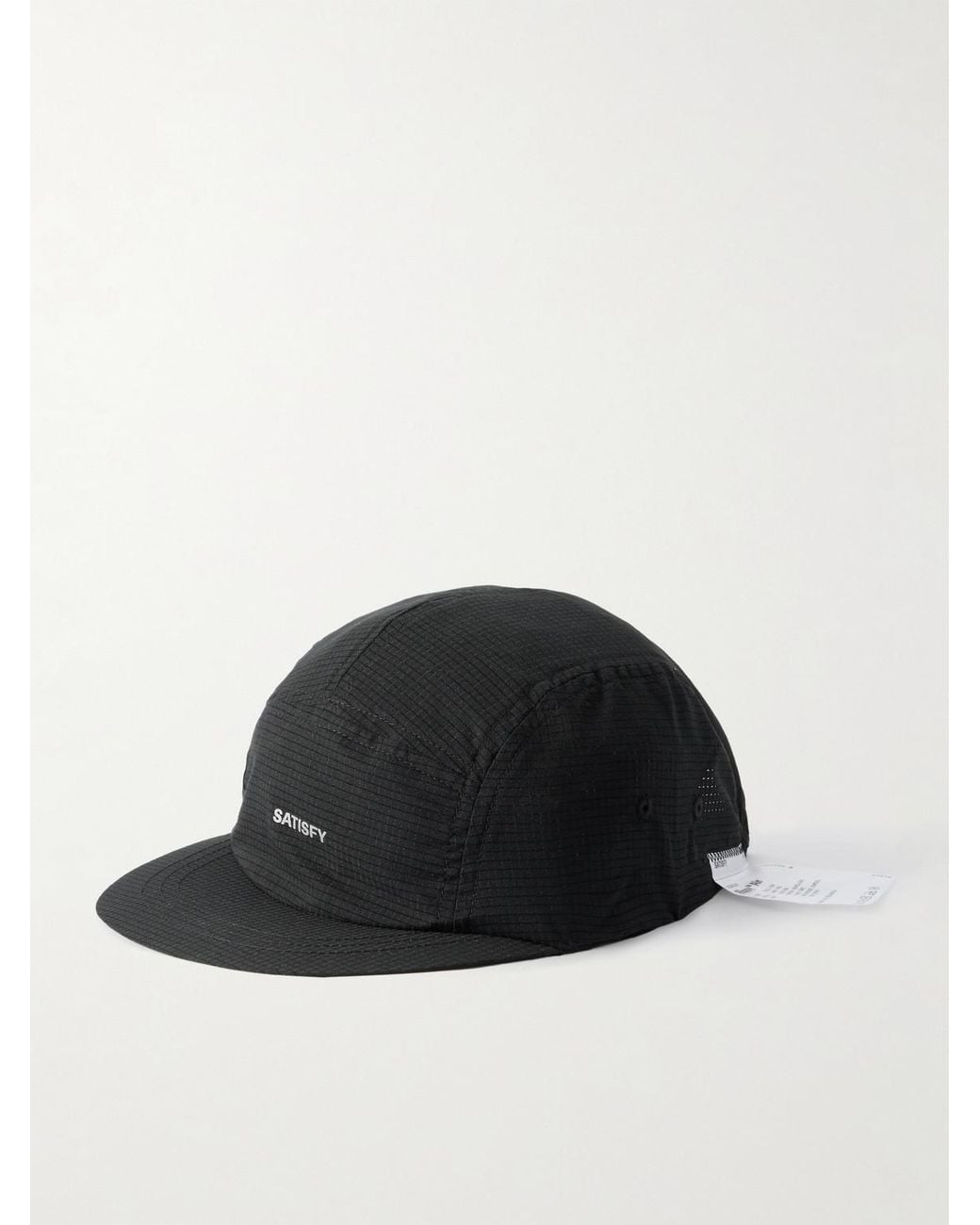 Satisfy Black Air Trail Logo-Print Rippy Cap for men