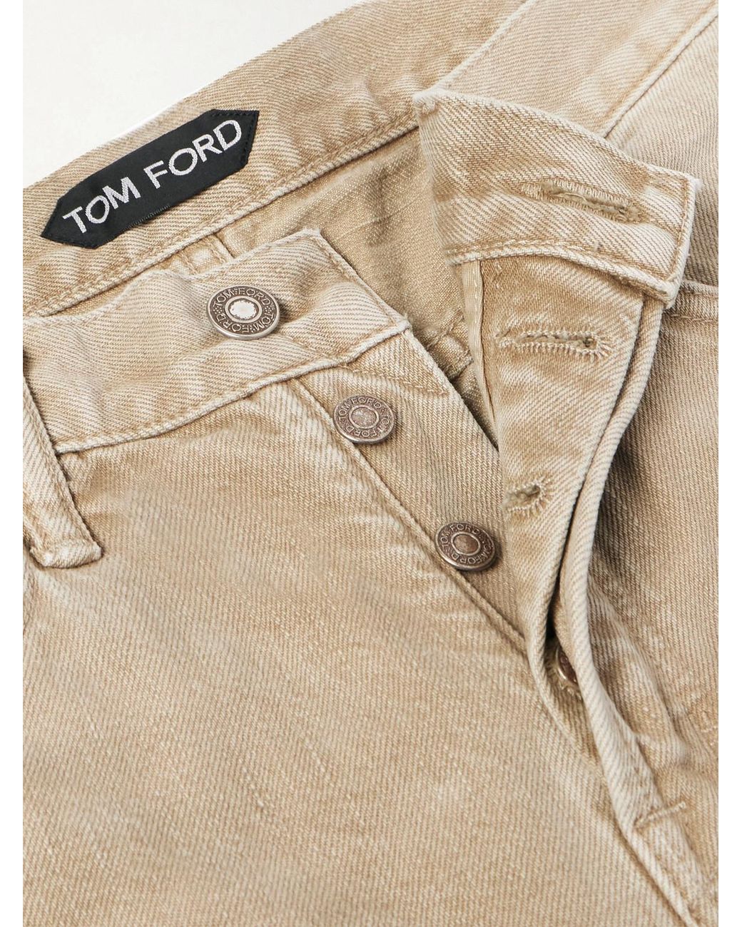 Tom Ford Natural Straight-leg Jeans for men