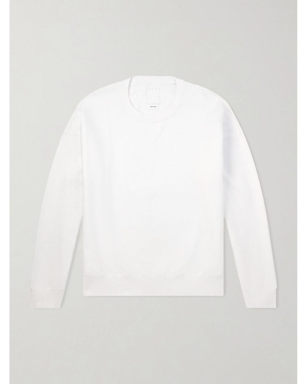 Visvim White Jumbo Sb Cotton-jersey Sweatshirt for men