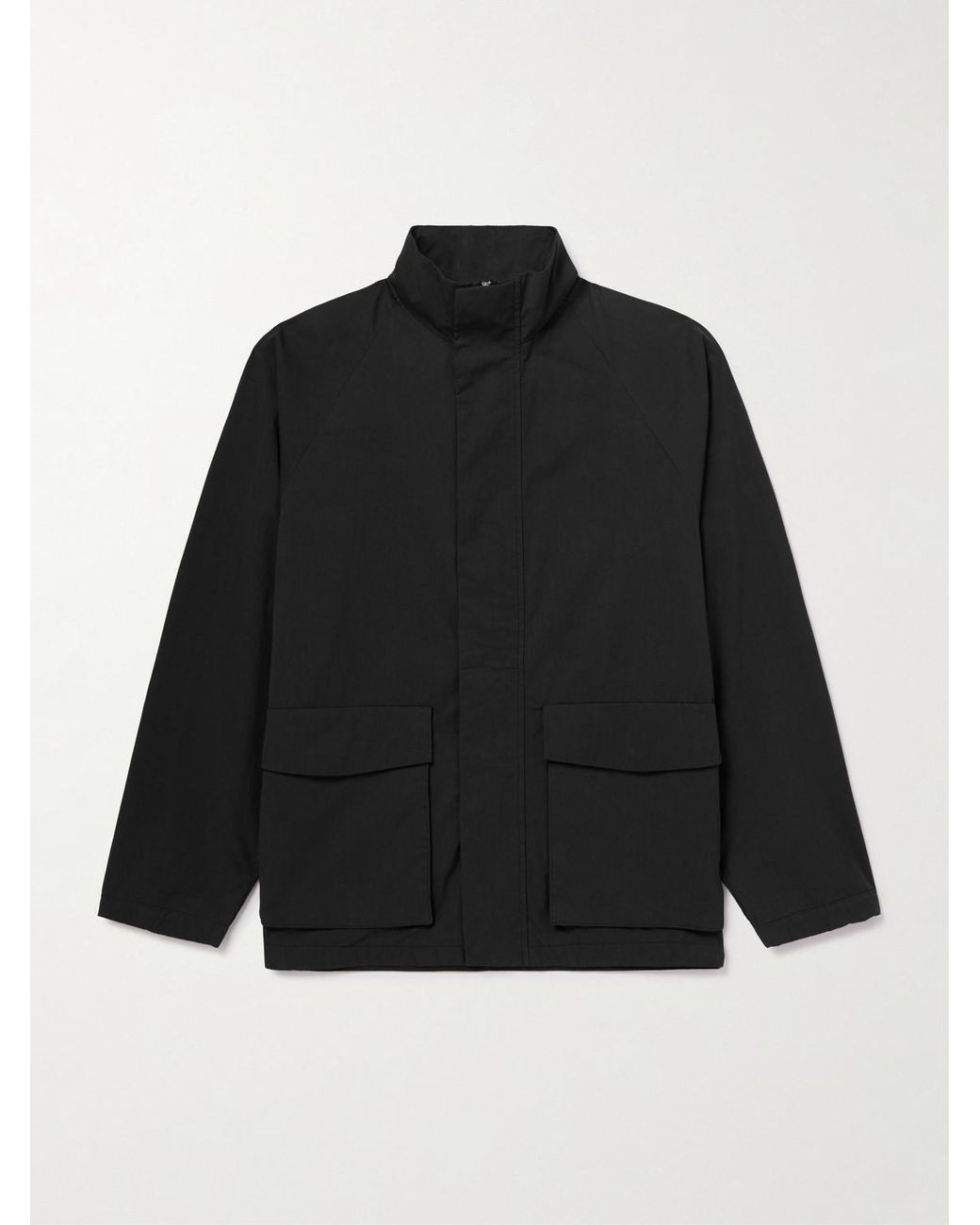 NN07 Black Rafael 80035 Cotton-Blend Shell Jacket for men