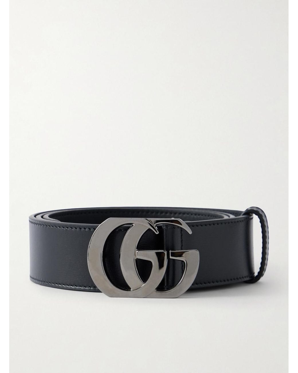 Gucci Black 3.5Cm Marmont Leather Belt for men