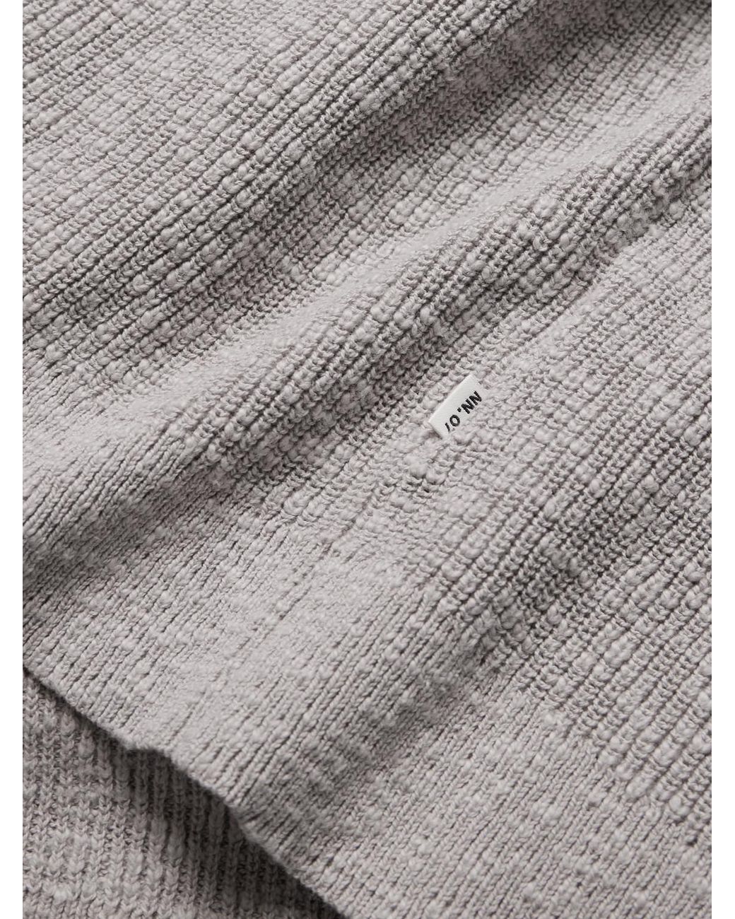 NN07 Gray Russell Crew 60028 Cotton Sweater for men