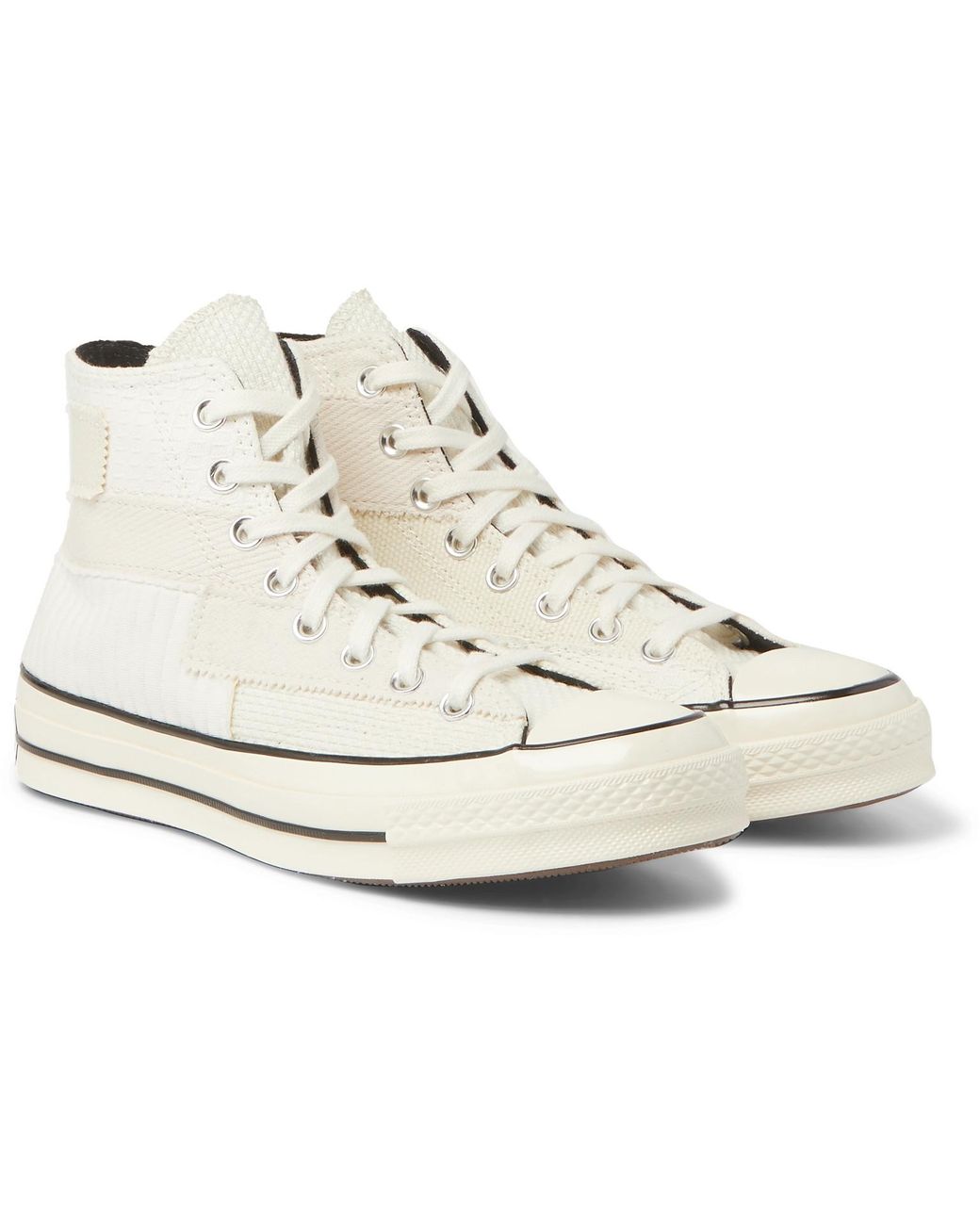 converse patchwork white