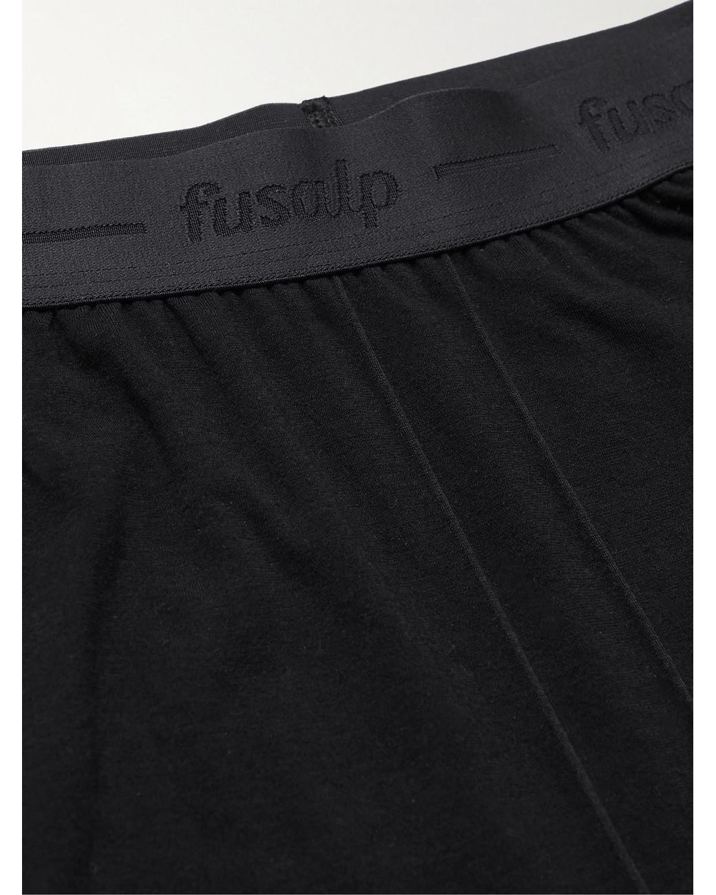 Fusalp Black Allo Stretch-jersey Thermal Ski Tights for men