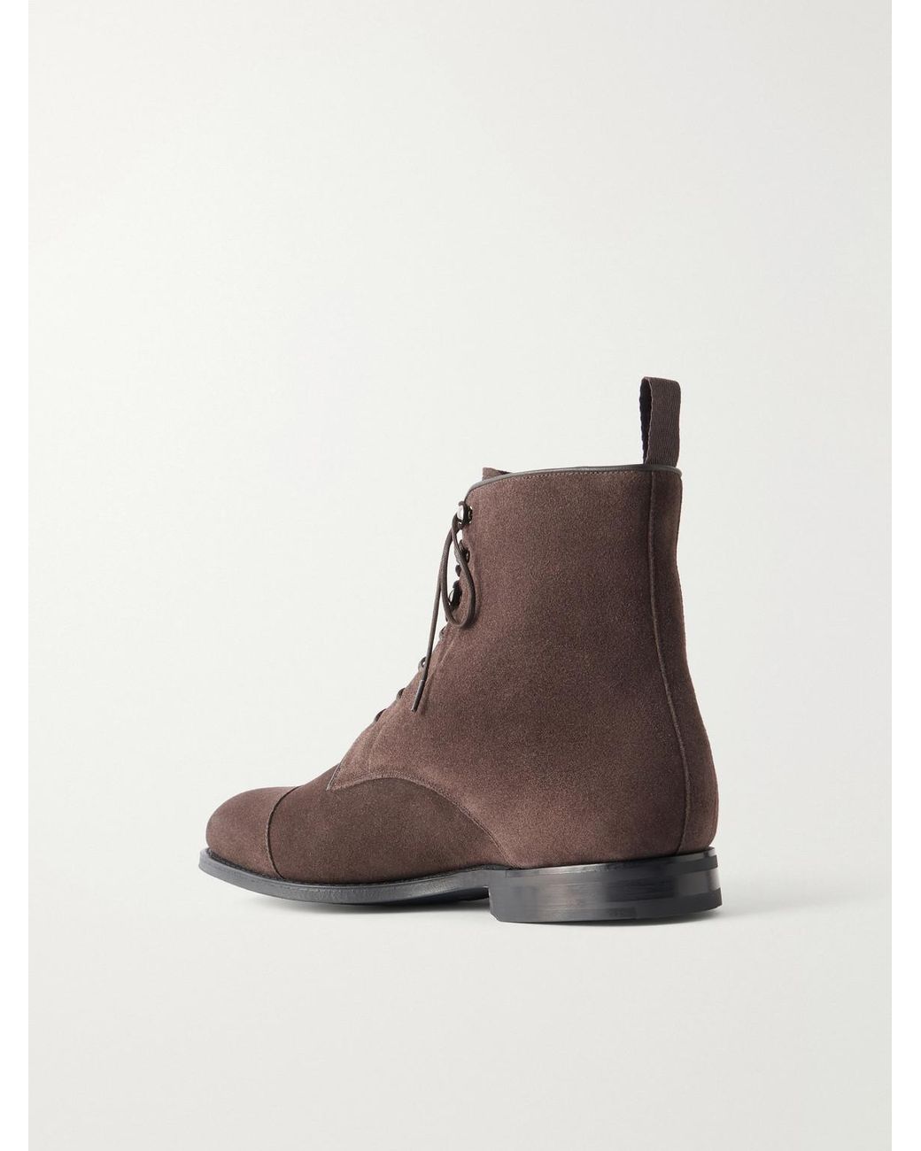 Church's Brown Edworth 2.0 Suede Lace-Up Boots for men