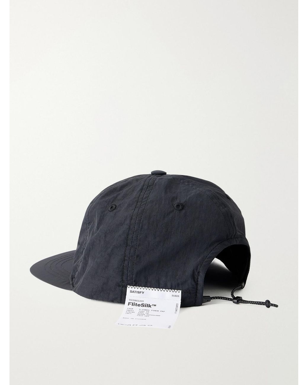 Satisfy Blue Flitesilk Logo-Embroidered Shell Cap for men