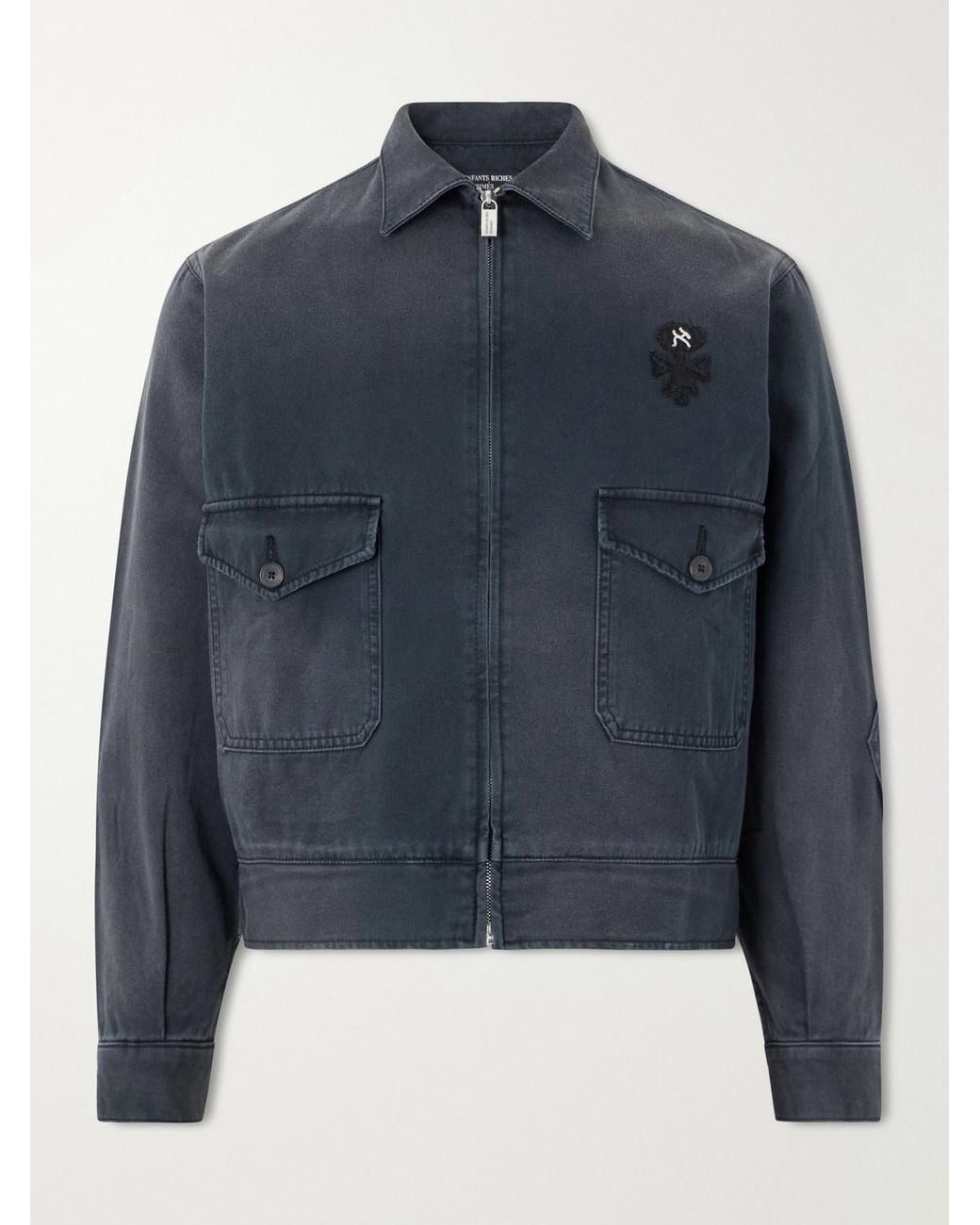 Enfants Riches Deprimes Blue Chiens De Chasse Denim Jacket for men