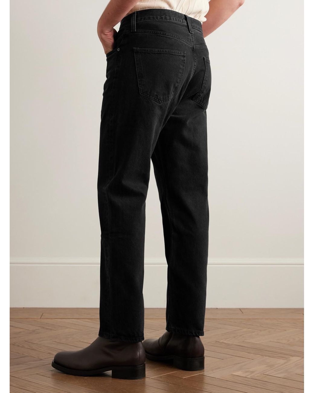 Agolde Black 90's Straight-Leg Jeans for men