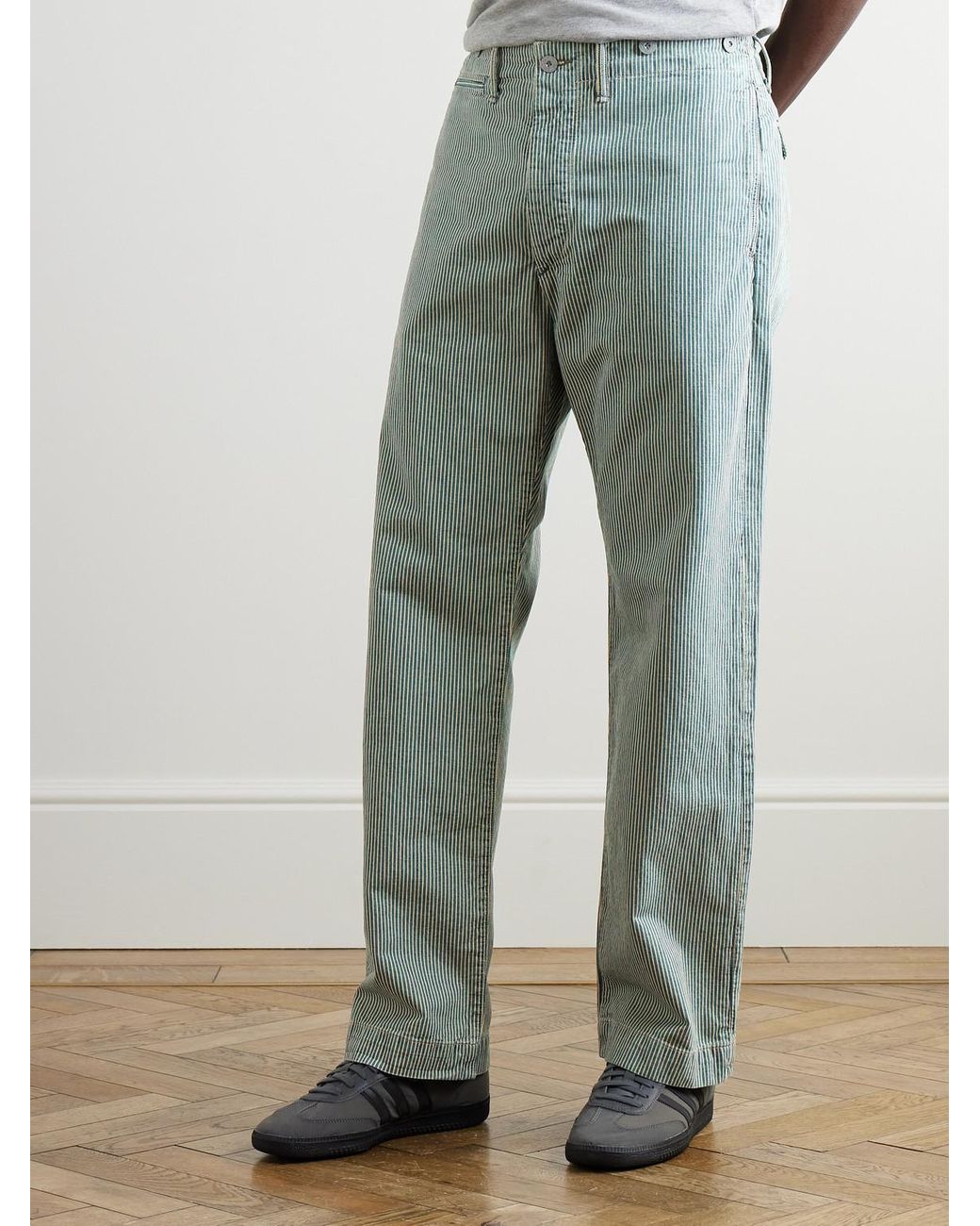 も*ん様 RRL JASPE STRIPED WORKMANS TROUSER も*ん様 RRL JASPE STRIPED WORKMANS TROUSER RALPH LAUREN RRL