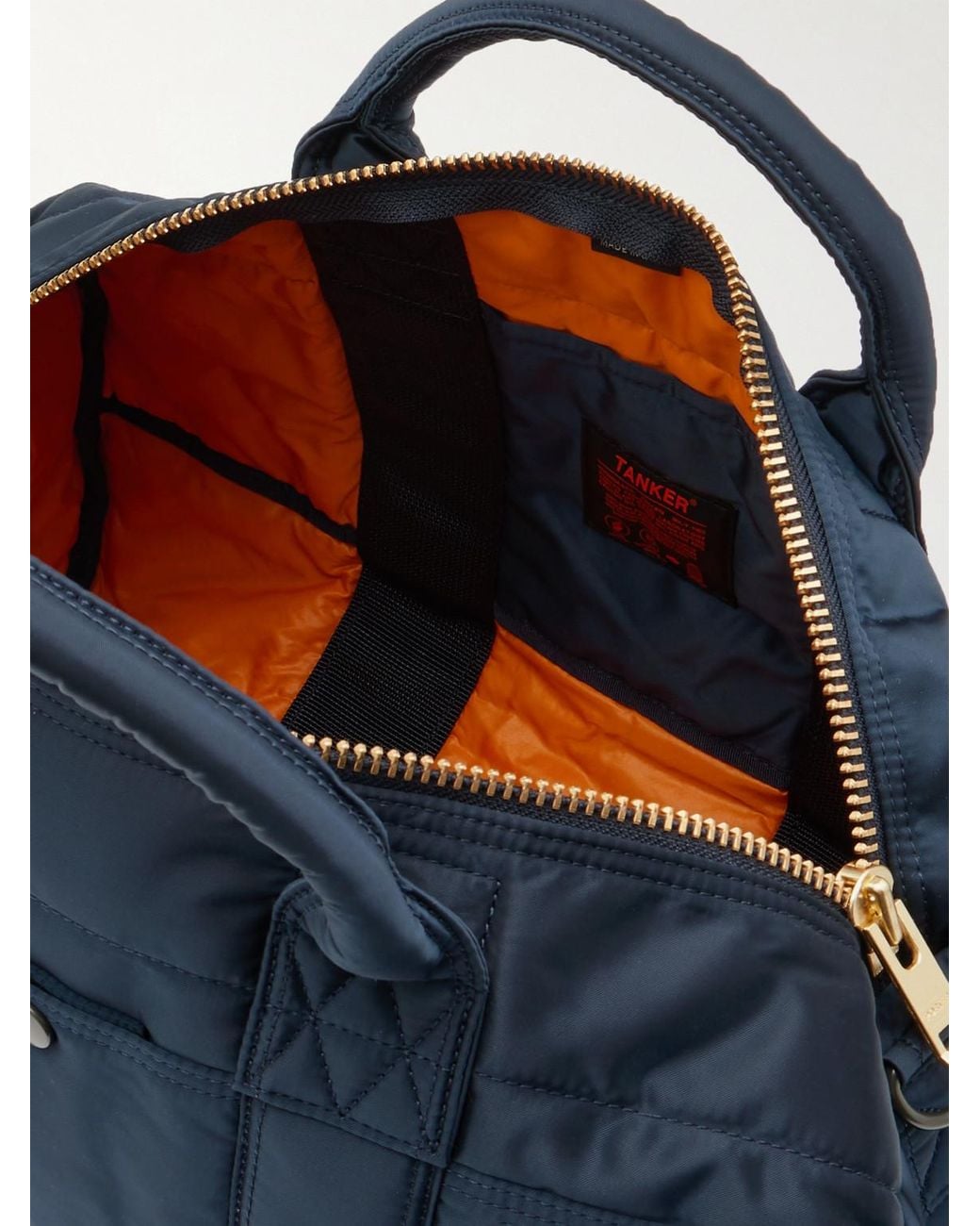 Porter-Yoshida and Co Blue Tanker Drum Nylon-twill Weekend Bag for men