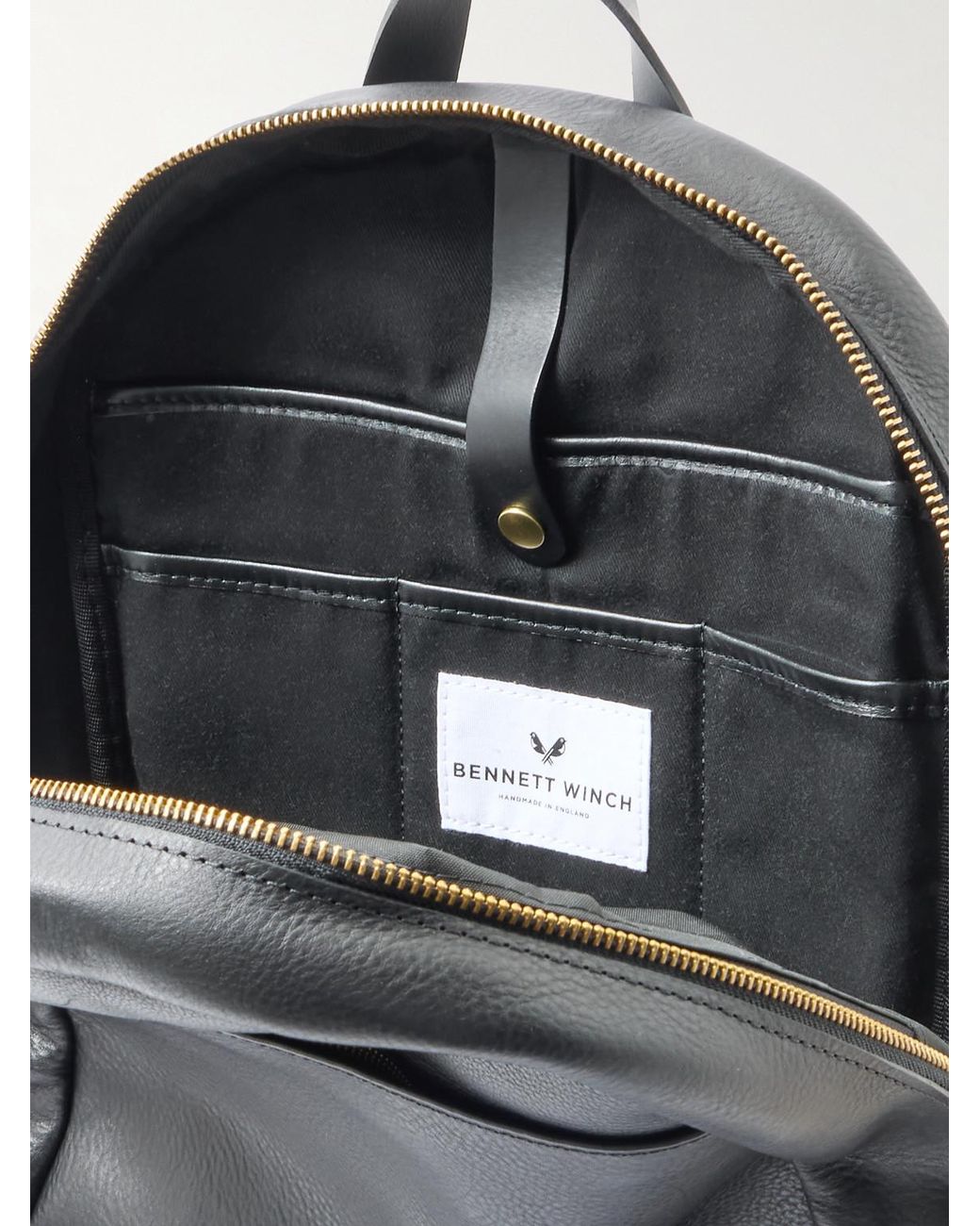 Bennett Winch Leather Backpack in Black für Herren