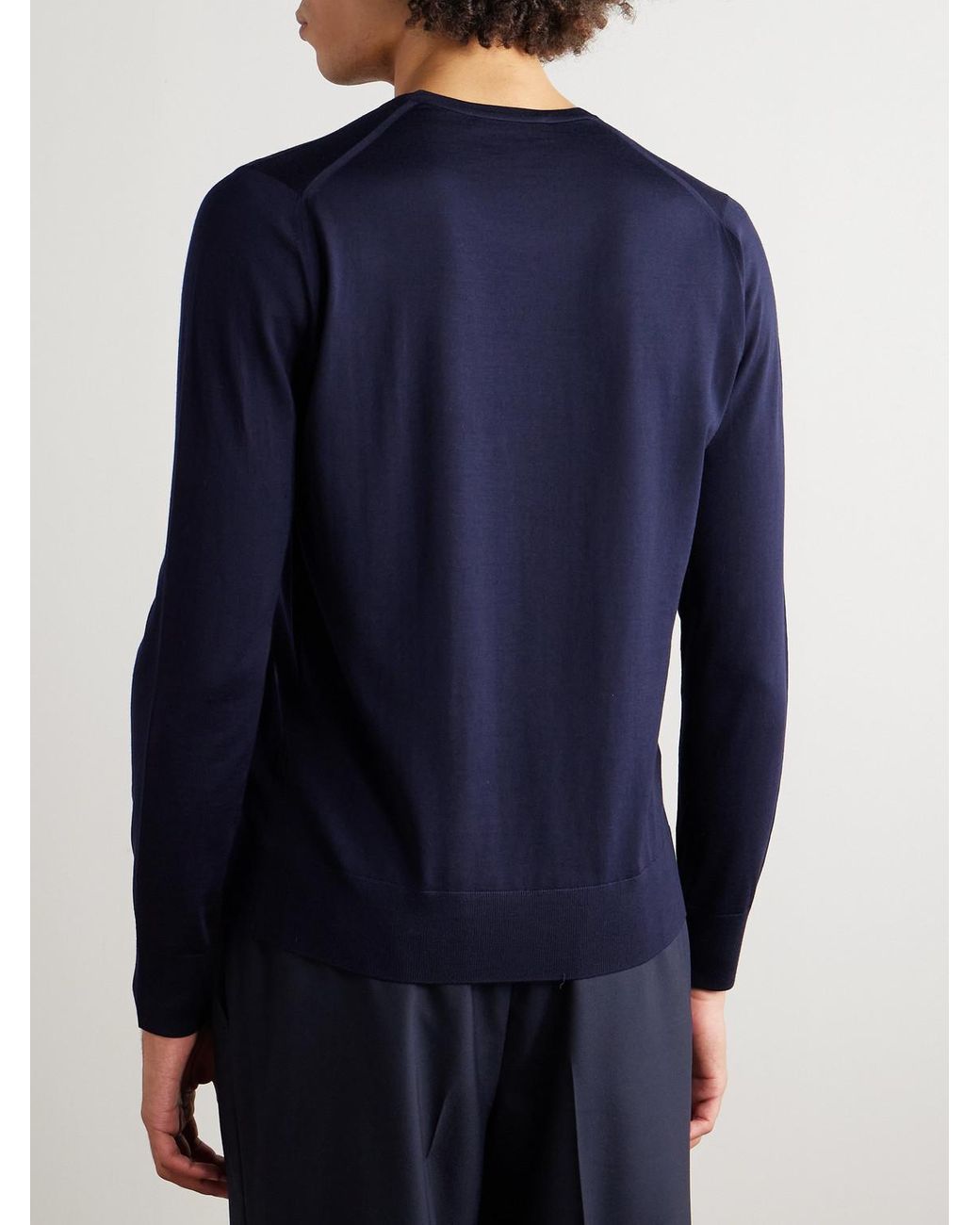 Loro Piana Blue Wish® Virgin Wool Sweater for men