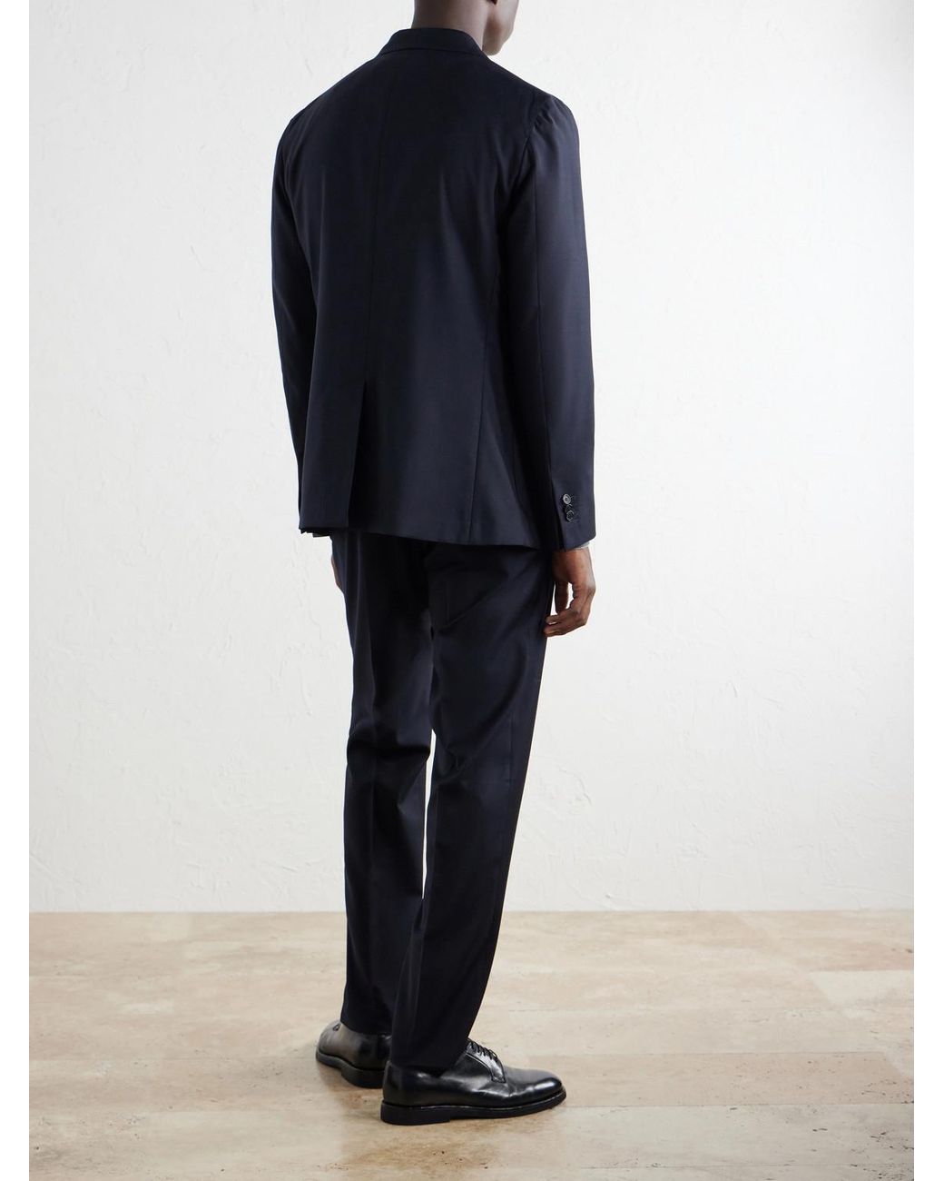 Slowear Blue Incotex Wool-twill Suit for men