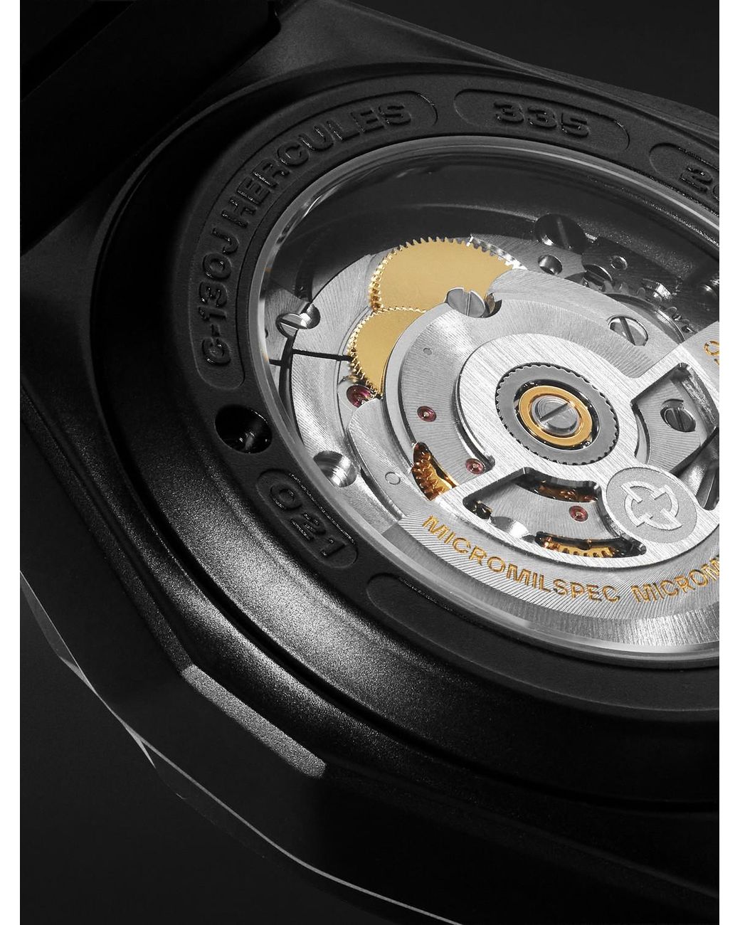 MICROMILSPEC Black Hercules Automatic 42Mm Stainless Steel Watch, Ref. No. Mic_595 for men