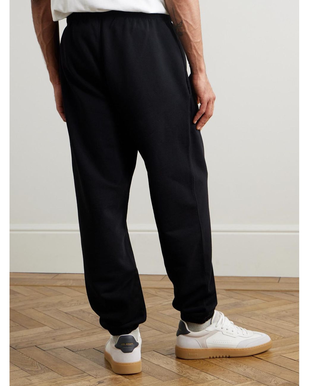 Canada Goose Blue Rove Logo-Appliquéd Cotton-Jersey Sweatpants for men