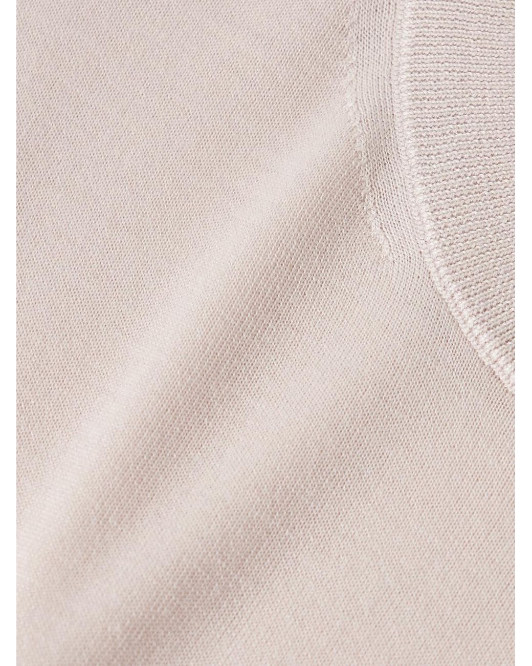 Eleventy Natural Slim-fit Wool Sweater for men