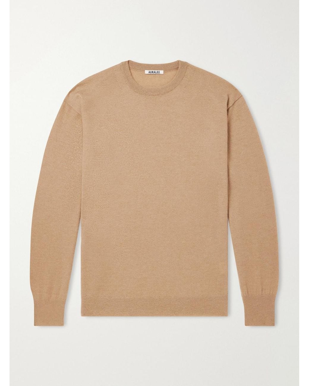 Auralee Natural Cashmere Sweater for men