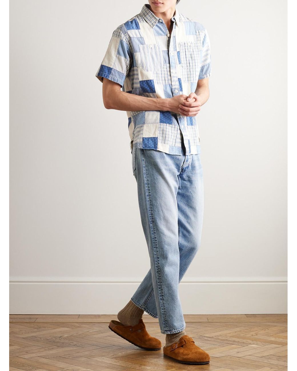 Orslow Blue 105 Straight-Leg Jeans for men