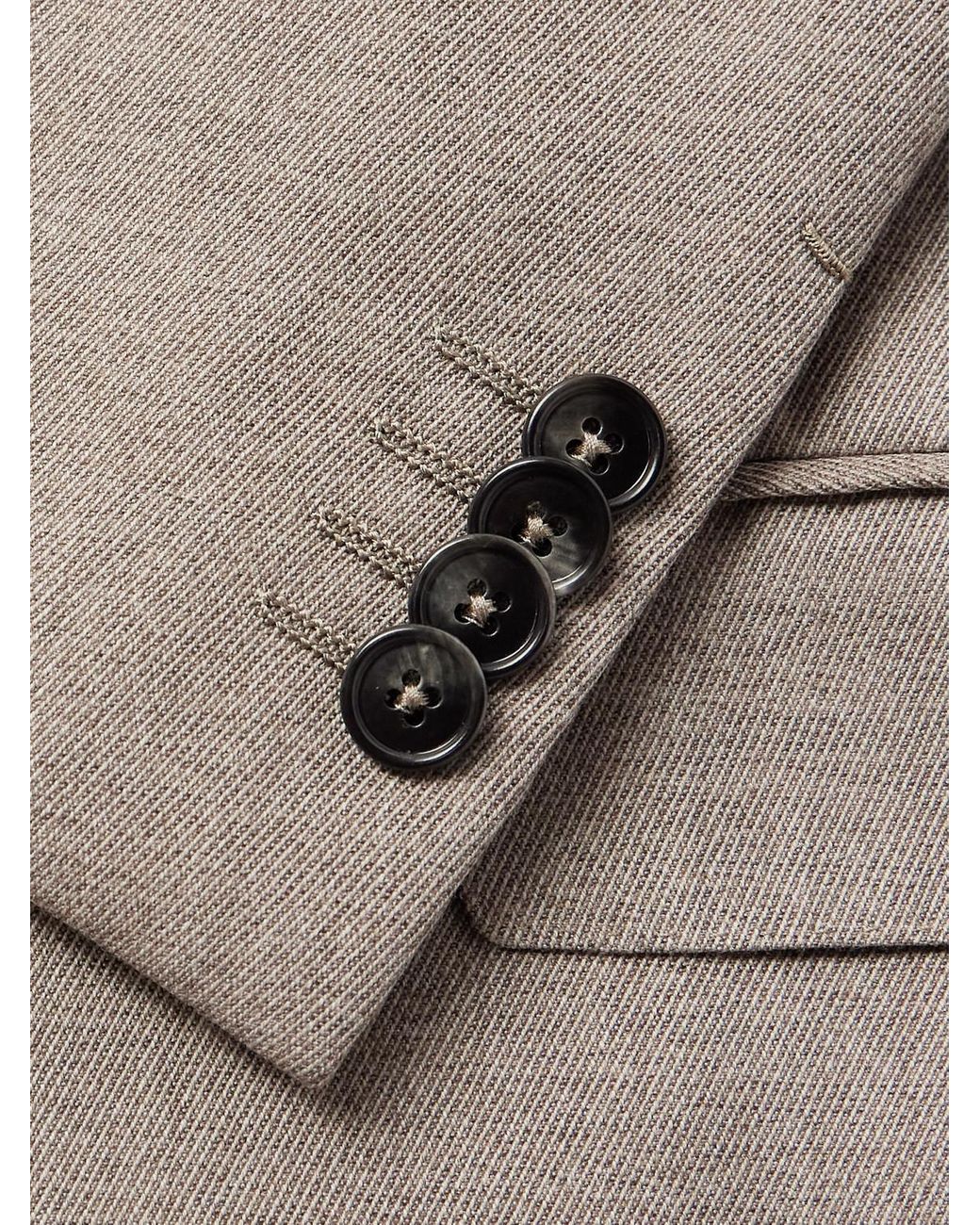 Zegna Natural Wool-gabardine Suit for men
