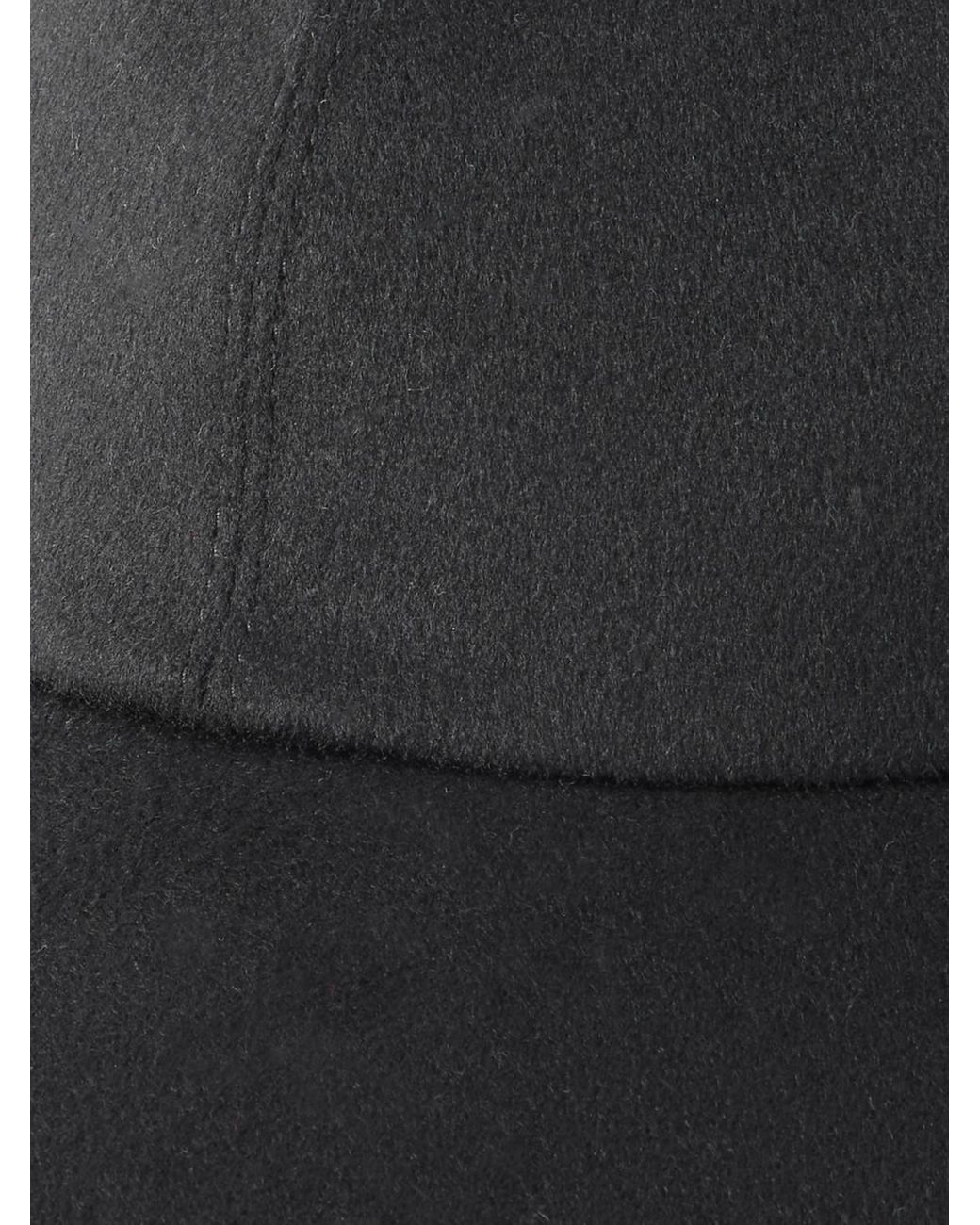 Loro Piana Black Ivy Cashmere Baseball Cap
