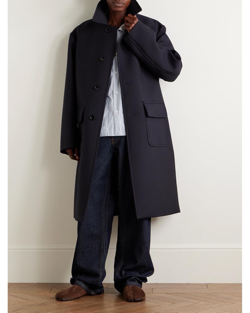 Dries Van Noten Blue Wide-Leg Jeans for men