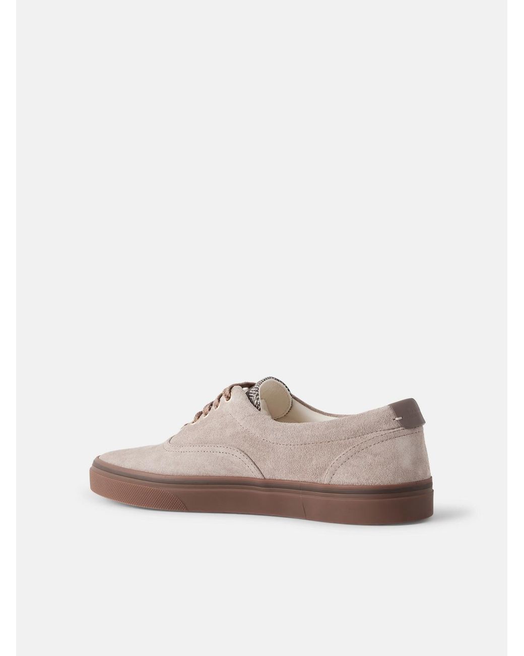 Brunello Cucinelli Brown Suede Sneakers for men