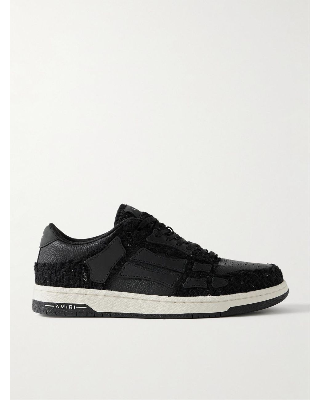 スニーカー Amiri Tow-Tone Boucle Skel Sneakers Amiri Tow-tone Boucle Skel Sneakers In Blue | ModeSens