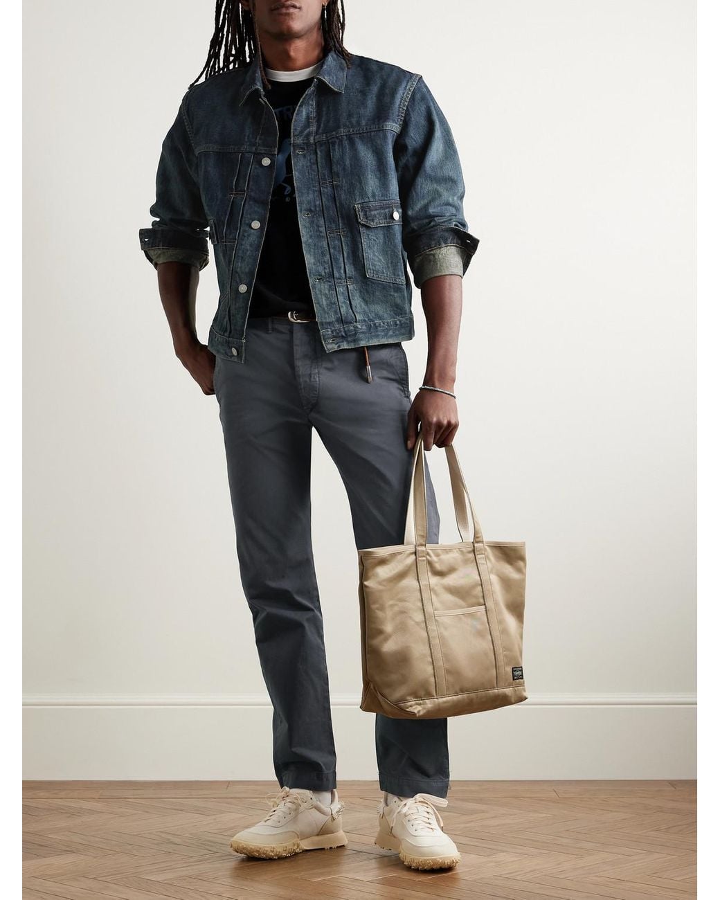 Type 2 Denim Trucker Jacket di RRL in Blue da Uomo