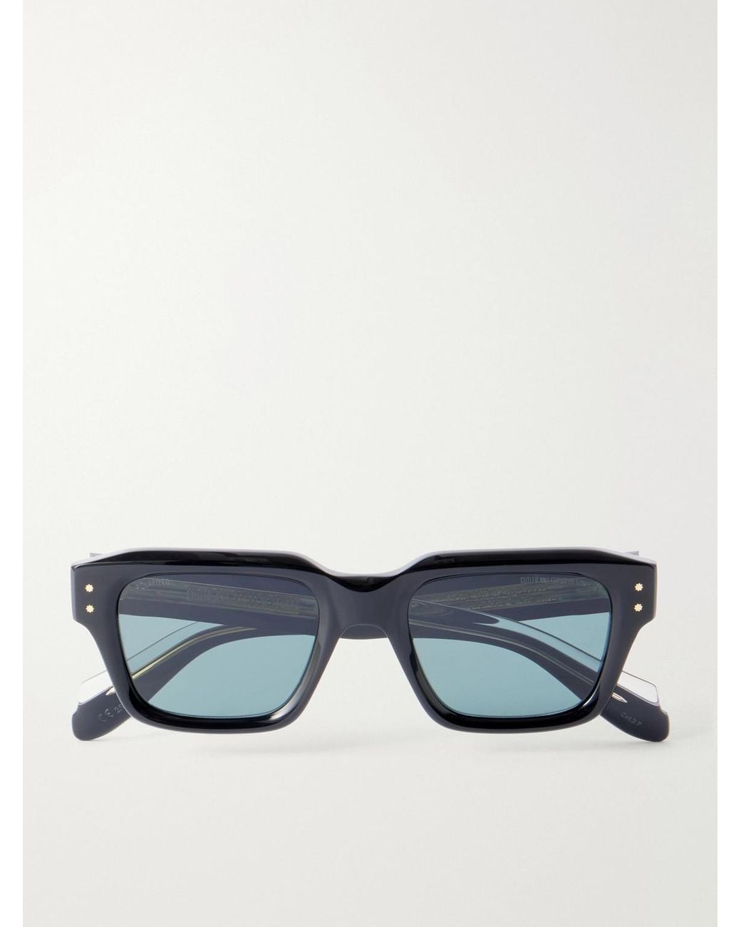 Cutler & Gross Blue Square-Frame Acetate Sunglasses for men