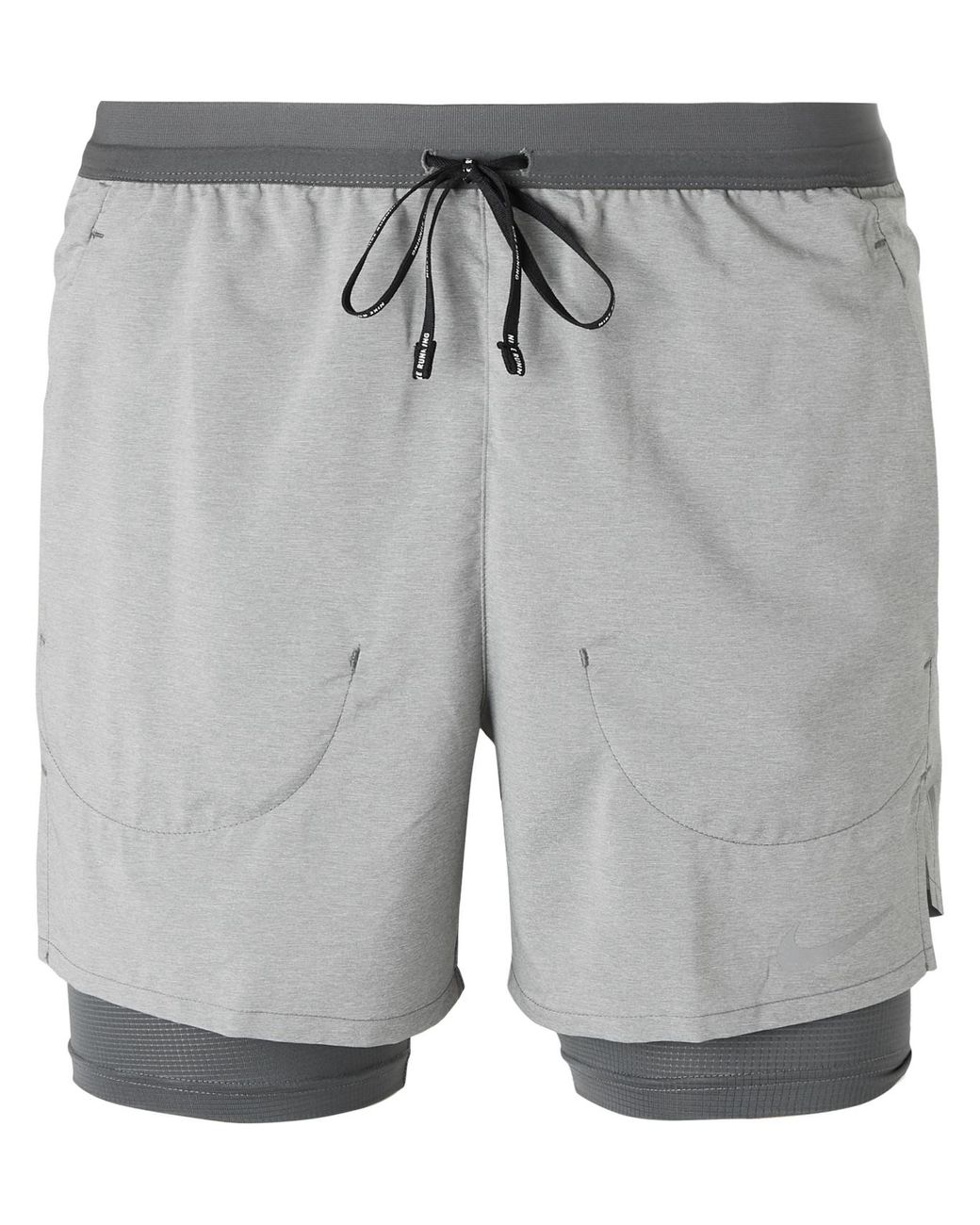 Nike Stride 2in1 Flex Drifit Shorts in Gray for Men Lyst