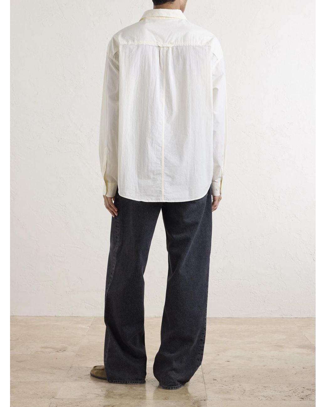 mfpen Natural Essay Cotton Shirt for men