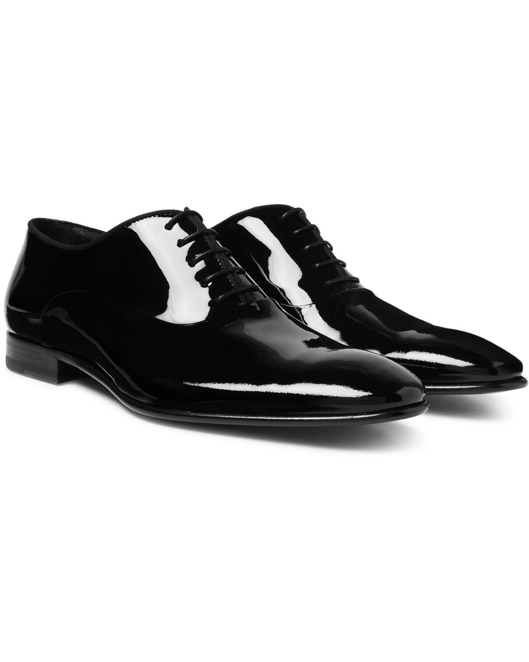 BOSS by HUGO BOSS Patentleather Oxford Shoes in Black for Men Lyst