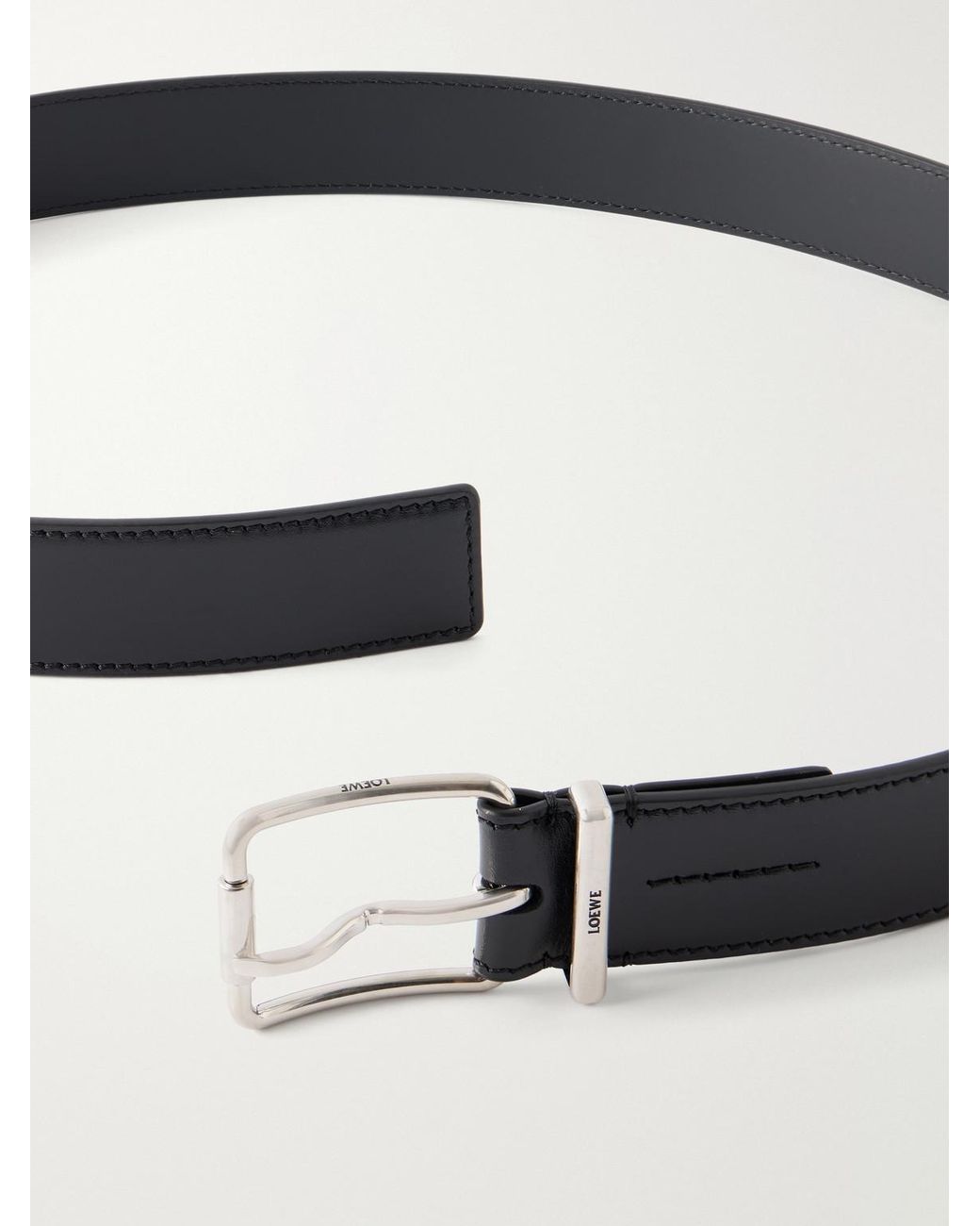 Loewe Black 3.2Cm Leather Belt for men