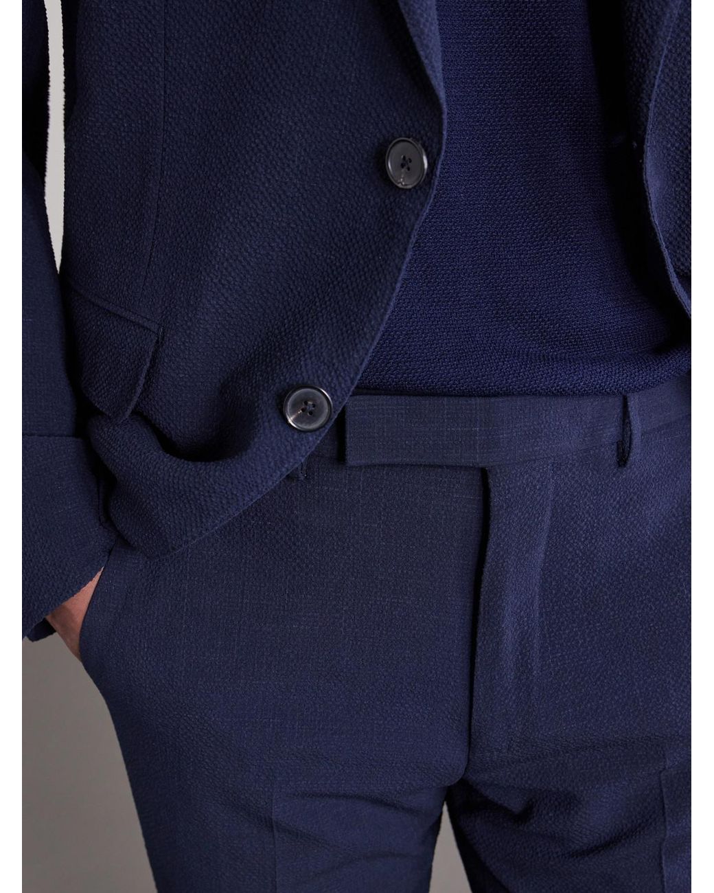 Zegna Blue Straight-leg Wool for men