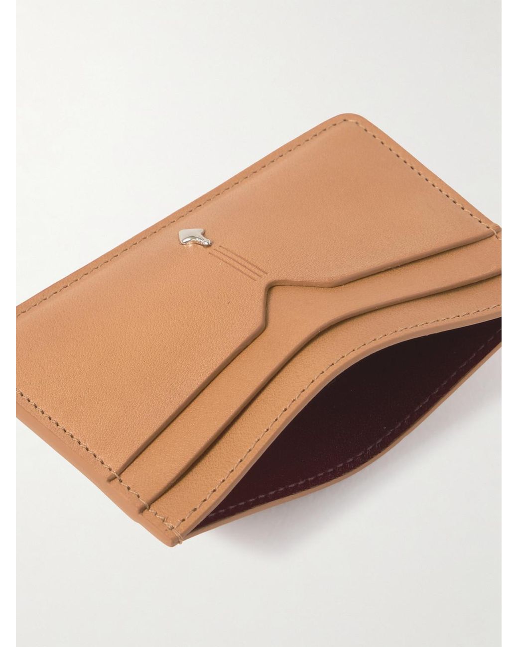Jacques Marie Mage Natural Theodore Leather Cardholder for men
