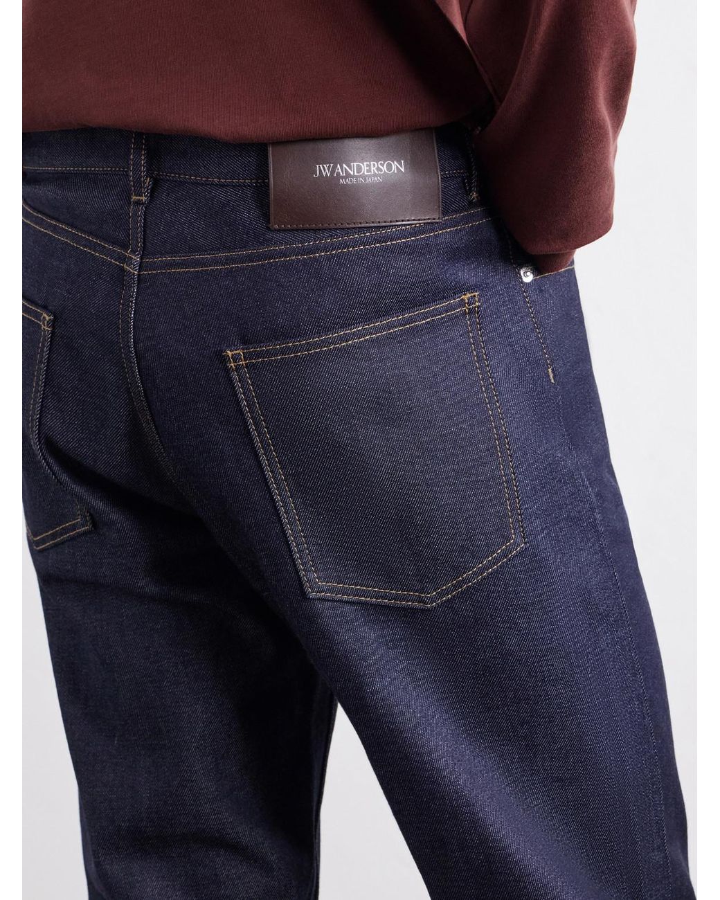 J.W. Anderson Blue Straight-Leg Jeans for men
