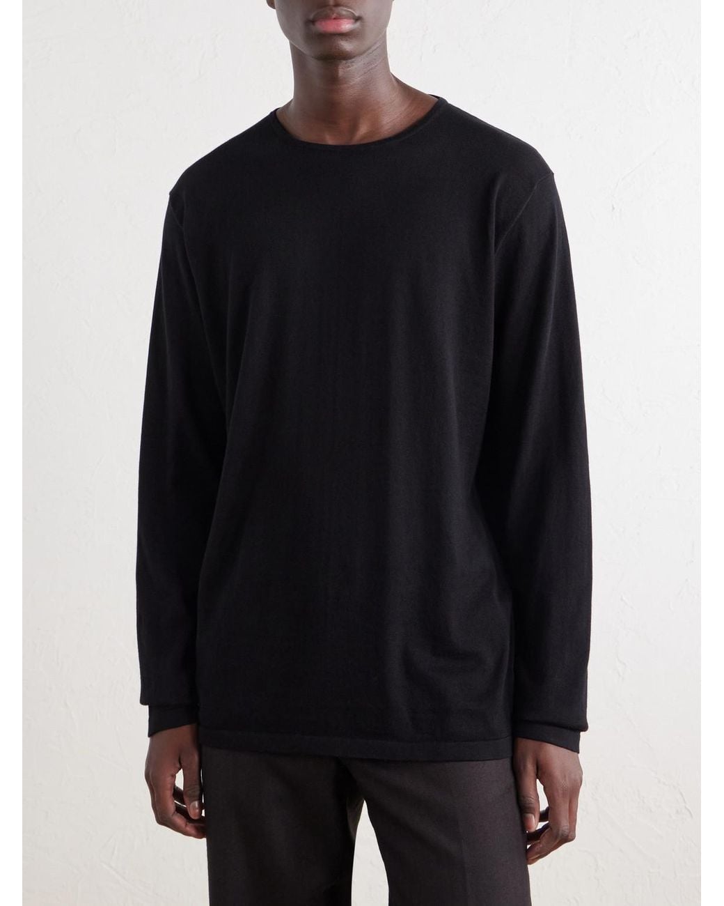 Ghiaia Black Cotton-Jersey T-Shirt for men
