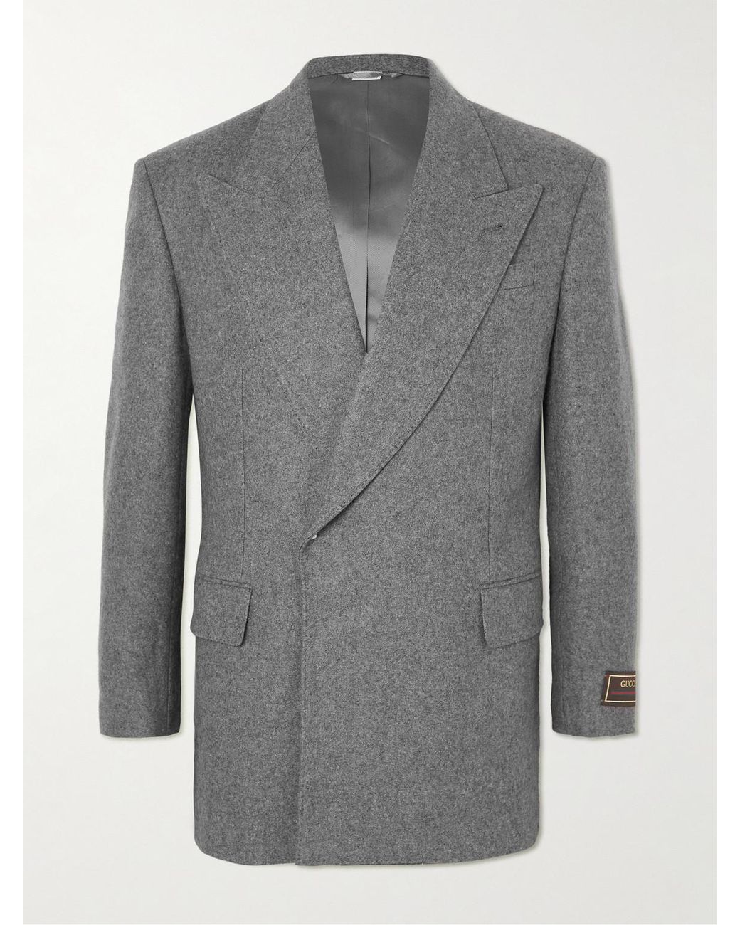 Gucci Sakko aus Filz aus einer Woll-Kaschmirmischung in Grau für Herren |  Lyst DE