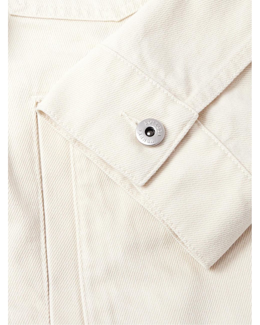 Bottega Veneta Natural Stone-washed Denim Jacket for men