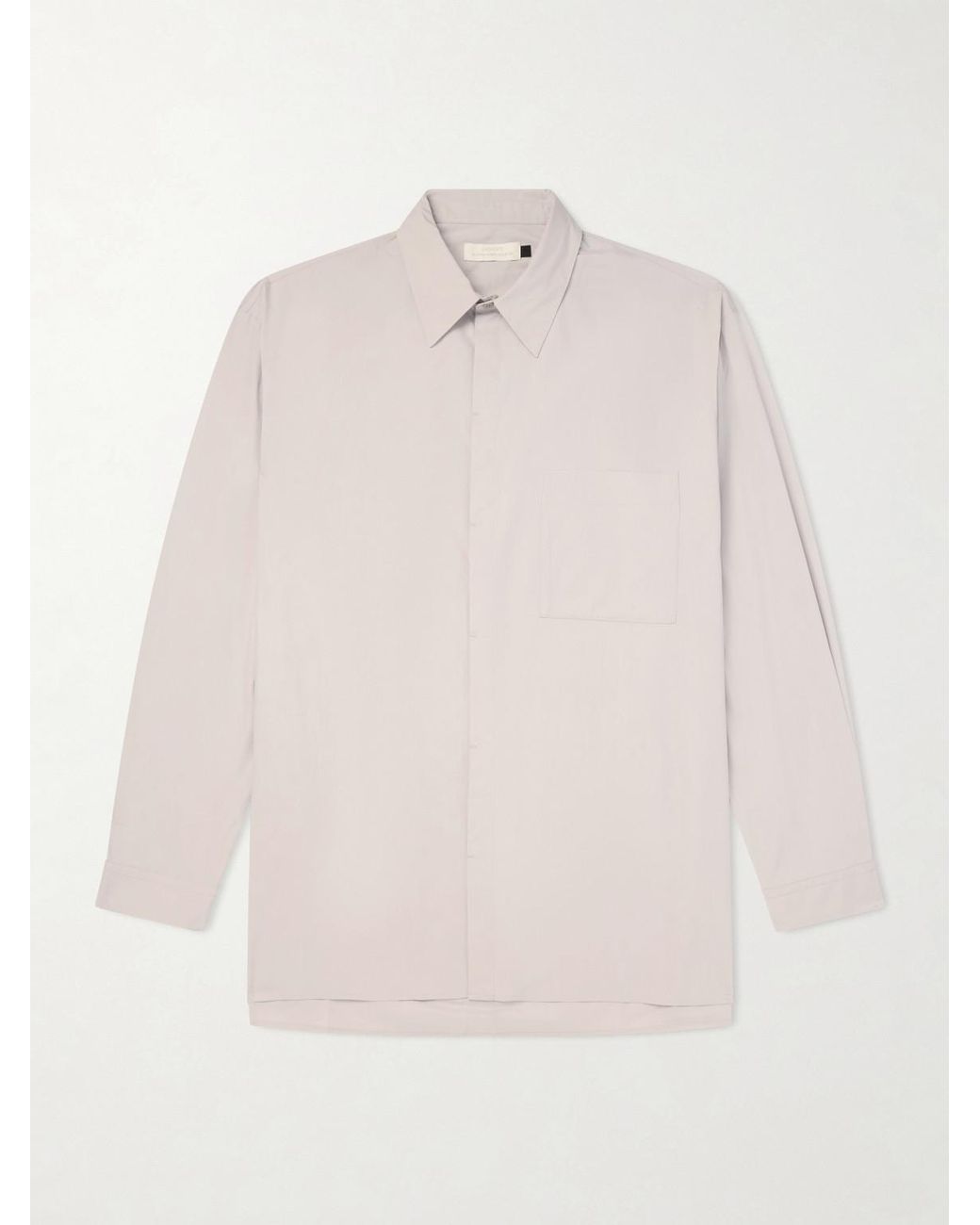Amomento Pink Oversized Cotton Shirt for men