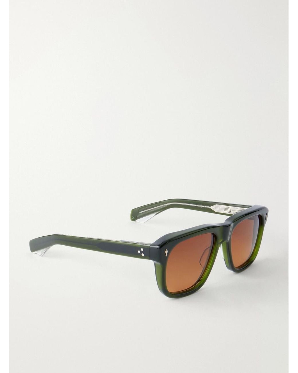 Jacques Marie Mage Black Yves Oversized Square-Frame Acetate Sunglasses for men