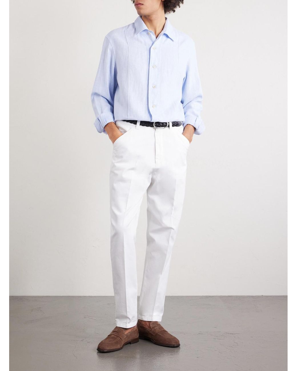 Brunello Cucinelli White Hemp for men