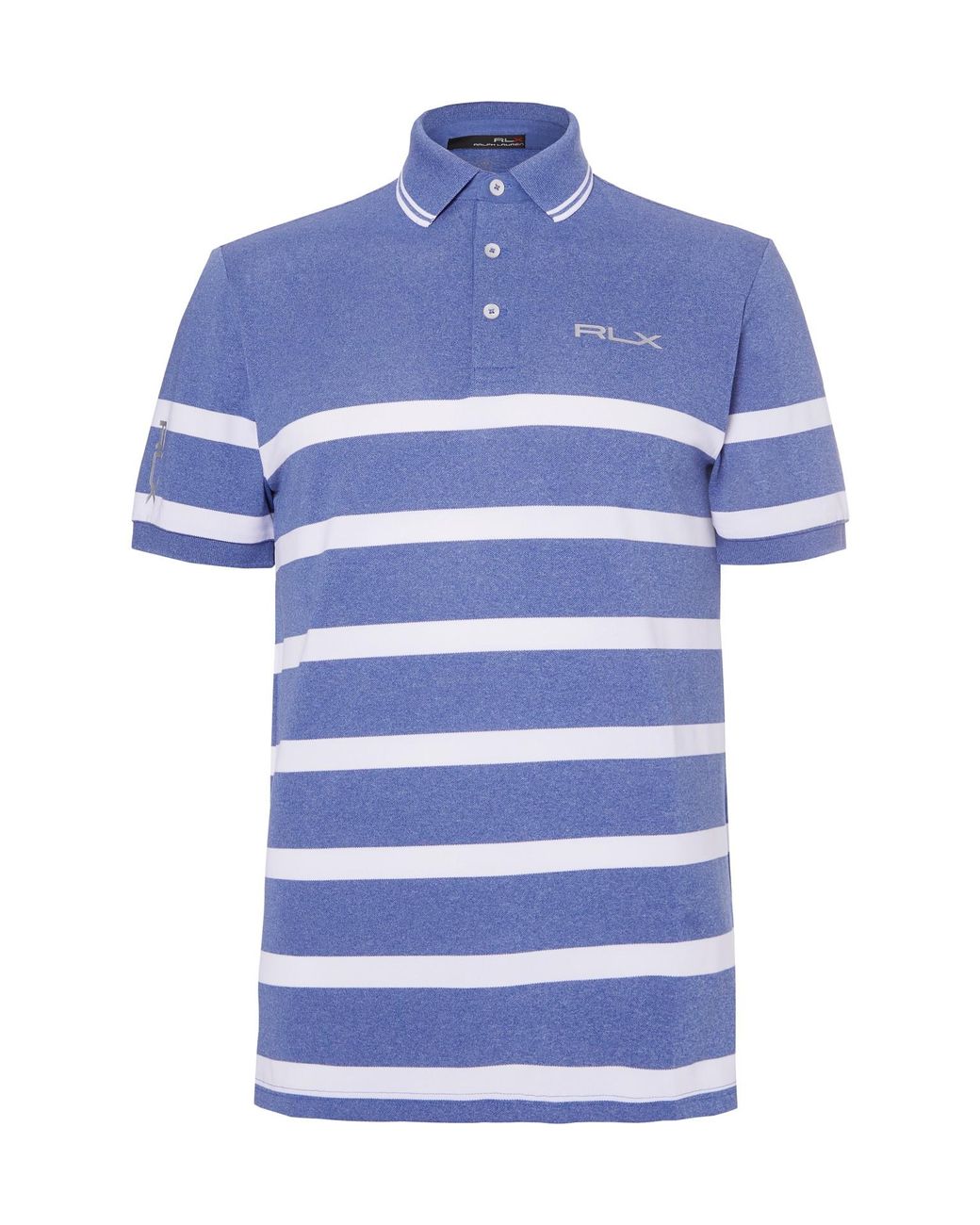 Rlx Ralph Lauren Synthetic Pro Fit Tech Piqué Golf Polo Shirt In Blue For Men Lyst 