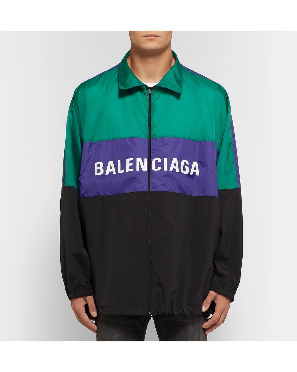 Green balenciaga jacket sale