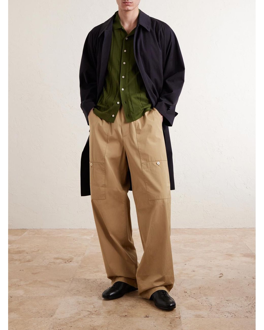 Piacenza 1733 Green Knitted Cotton Shirt for men