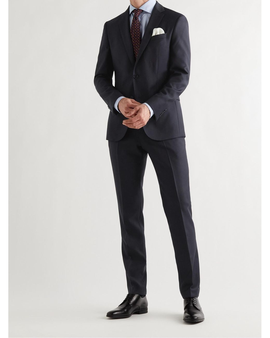 spleet Mand Top BOSS by HUGO BOSS Novan6/ Ben2 Slim-fit Virgin Wool Suit in Blue for Men |  Lyst Australia