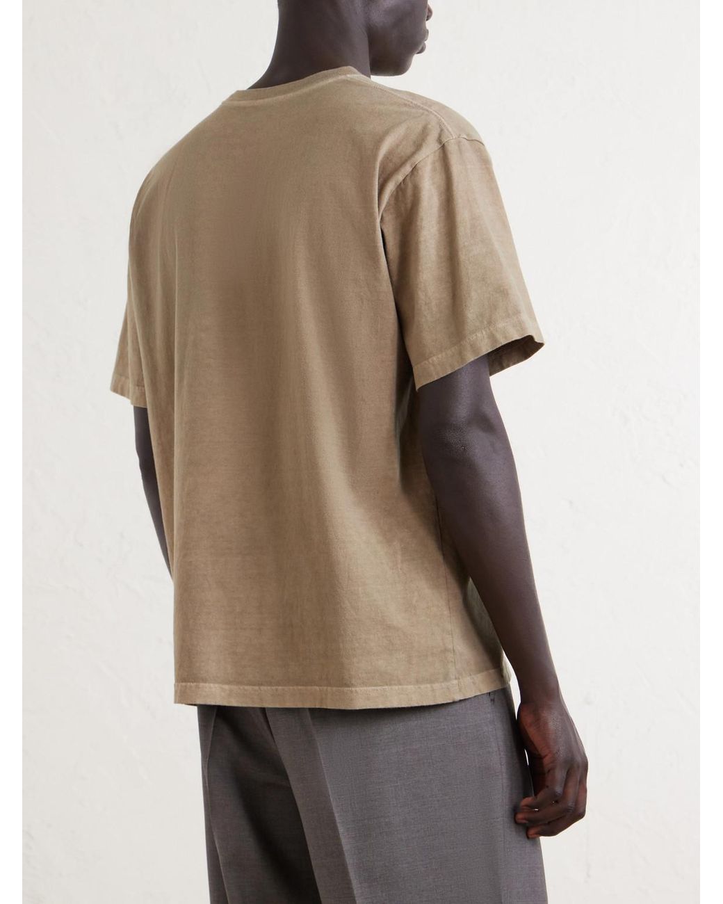 Neighborhood Natural Printed Cotton-Jersey T-Shirt for men